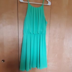 Green halter dree